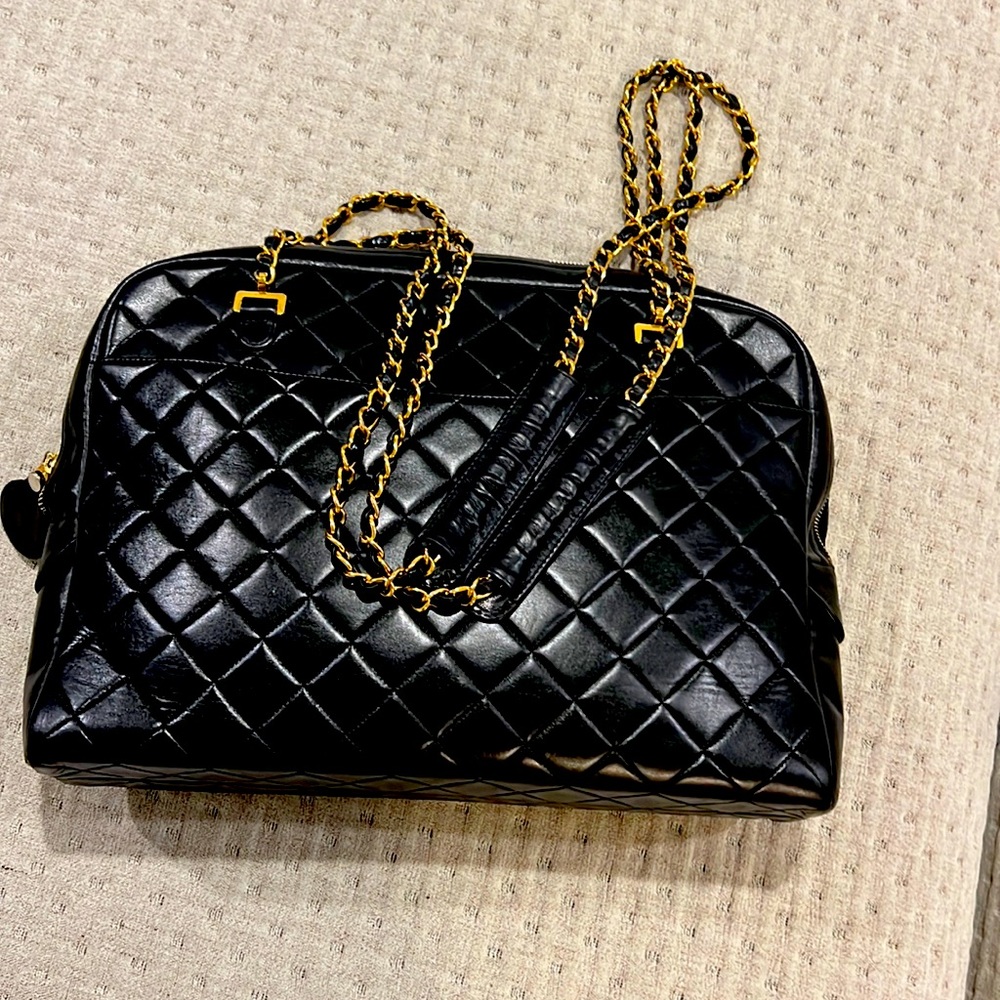 Vintage lamb skin Chanel bag